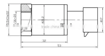 0.5-4.5v output SS304 material pressure transmitter for air condition