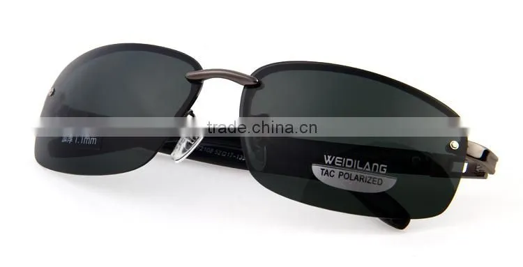 Black plastic frame tea color lense polic sunglasses new design