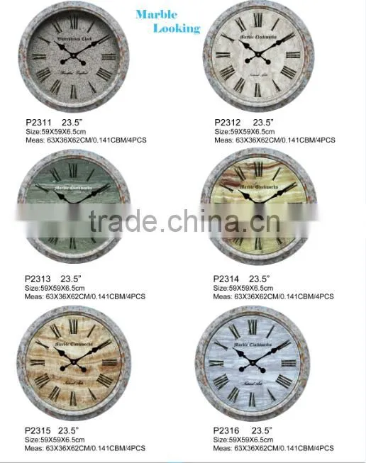 New product hot sell plastic wireless doorbell wall clock