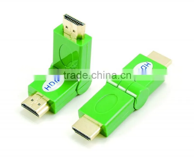 HDMI male to male adapter rotating 180 degree