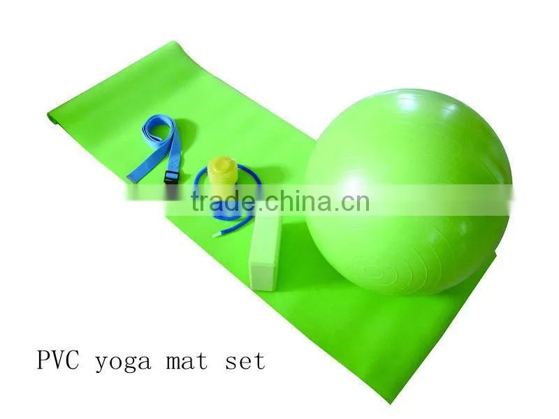 Colored purple Yoga mat set /Yoga mat and bag set