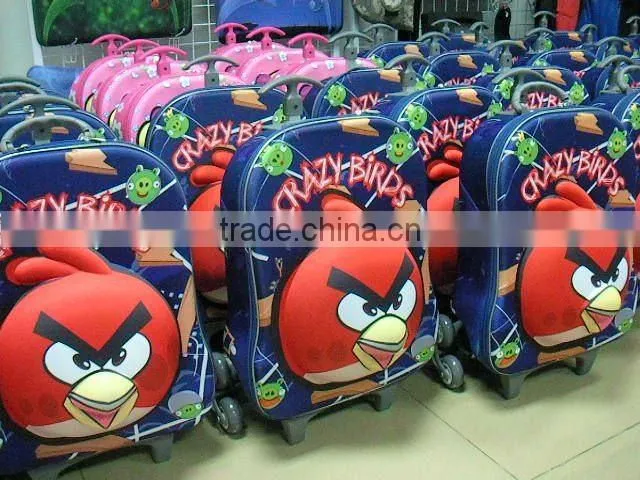 3d eva luggage bag with trolly