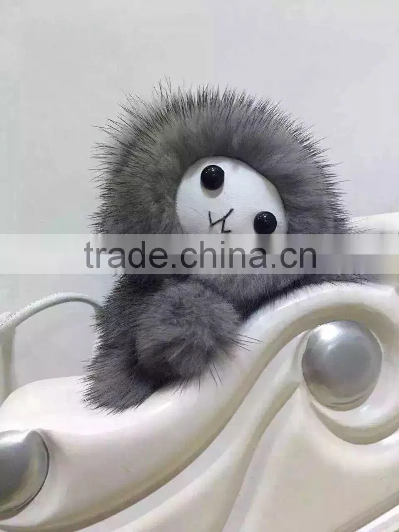 new style monkey fur key chain bag charm