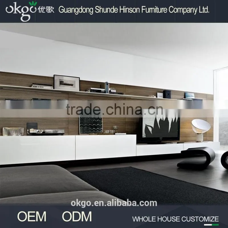 Modern wall tv cabinet living room furniture