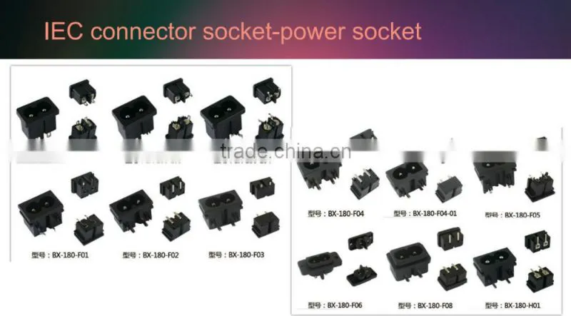 Snap in type power extension industrial socket power outlet 125V 15A