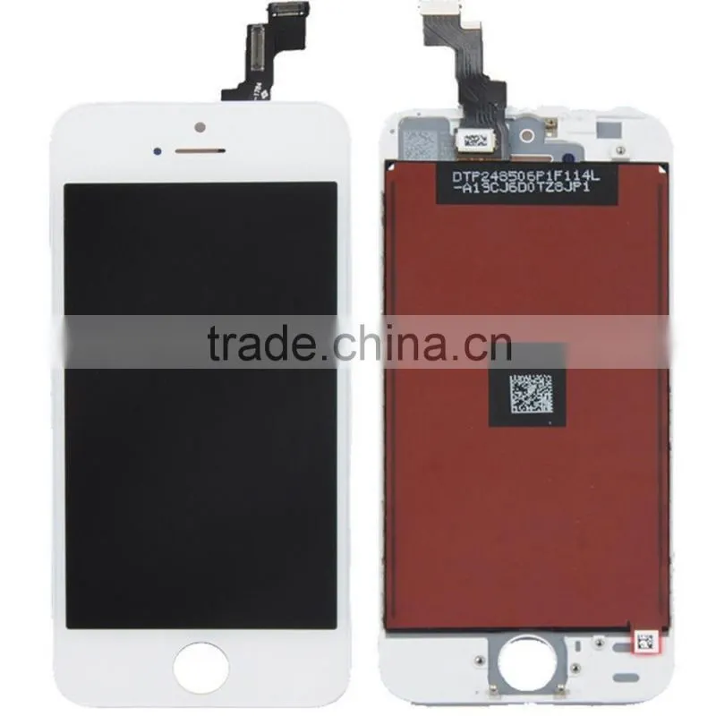 hot sale!!! High quality mobile phone lcd for iphone 5, for iphone 5 lcd touch screen digitizer