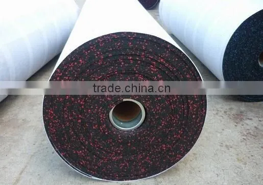 Fitness Center Gym Flooring Rubber Sheet Roll