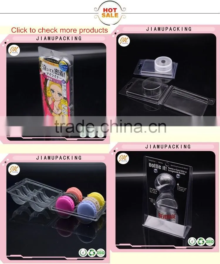 clear pvc blister pack for lip balm