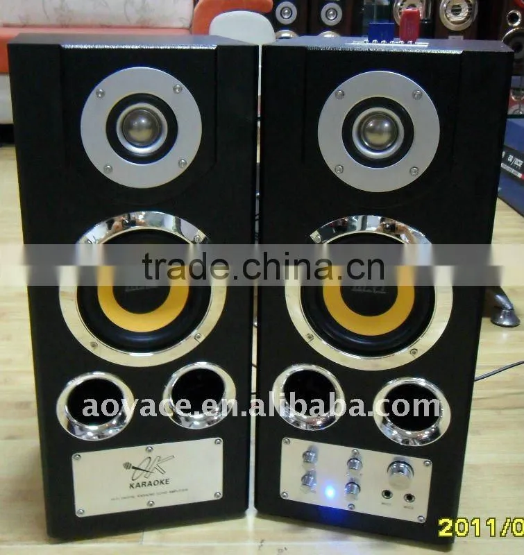2.0 speaker with usb/sd/karaoke/remote