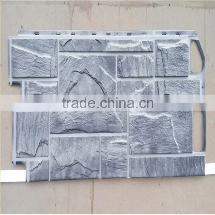 Random Rock Siding brick wall panel plastic wall panel
