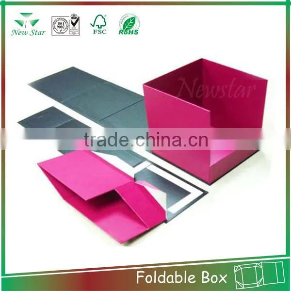 collapsible garment packaging collapsible box, collapsible shoe box wholesales