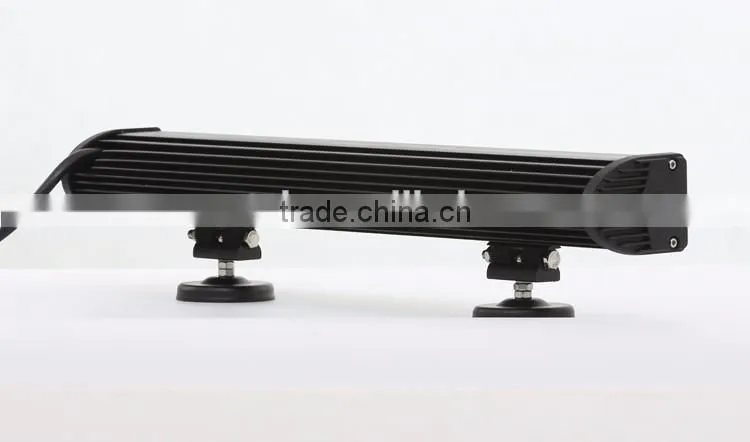 China supplier wholesale high power C.REE 12PCS*10W offroad LED light bar one row single row 120W 4X4 accessories