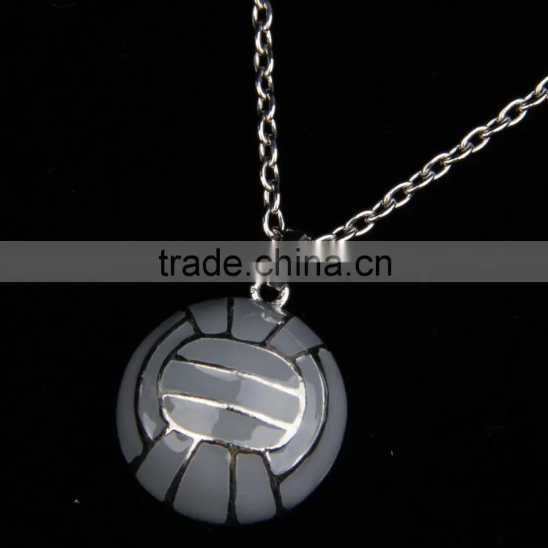 LCL-J3582 enamel soccer baseball volleyball basketball Fashion Necklace