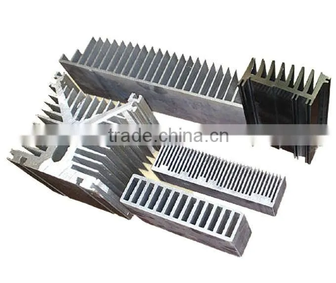 Aluminum curtain wall profiles with anodized powder coated surface