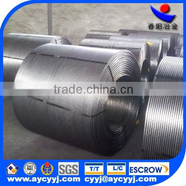 Calcium Silicon Cored Wire / Ferro Calcium cored wire for steelmaking