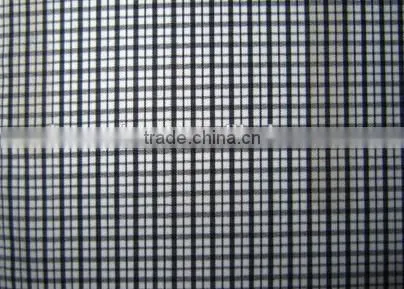 black upholstery fabric plaid curtain100% polyester colorful checks fabric