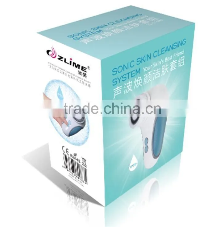 Sonic face cleansing brush
