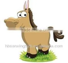 Straight Horse Tail Hair for Brushes natural color