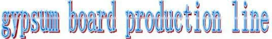 Professional and Speciallized Construction Material Production Line for Gypsum Board