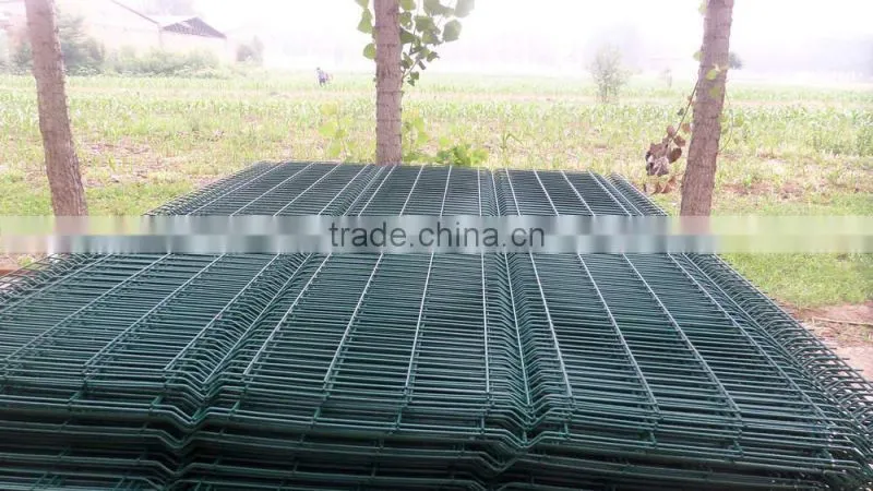hot sale colorful powder coating welded wire mesh fencing with curves
