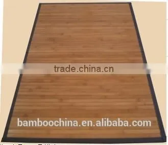 carbonized bamboo floor mat