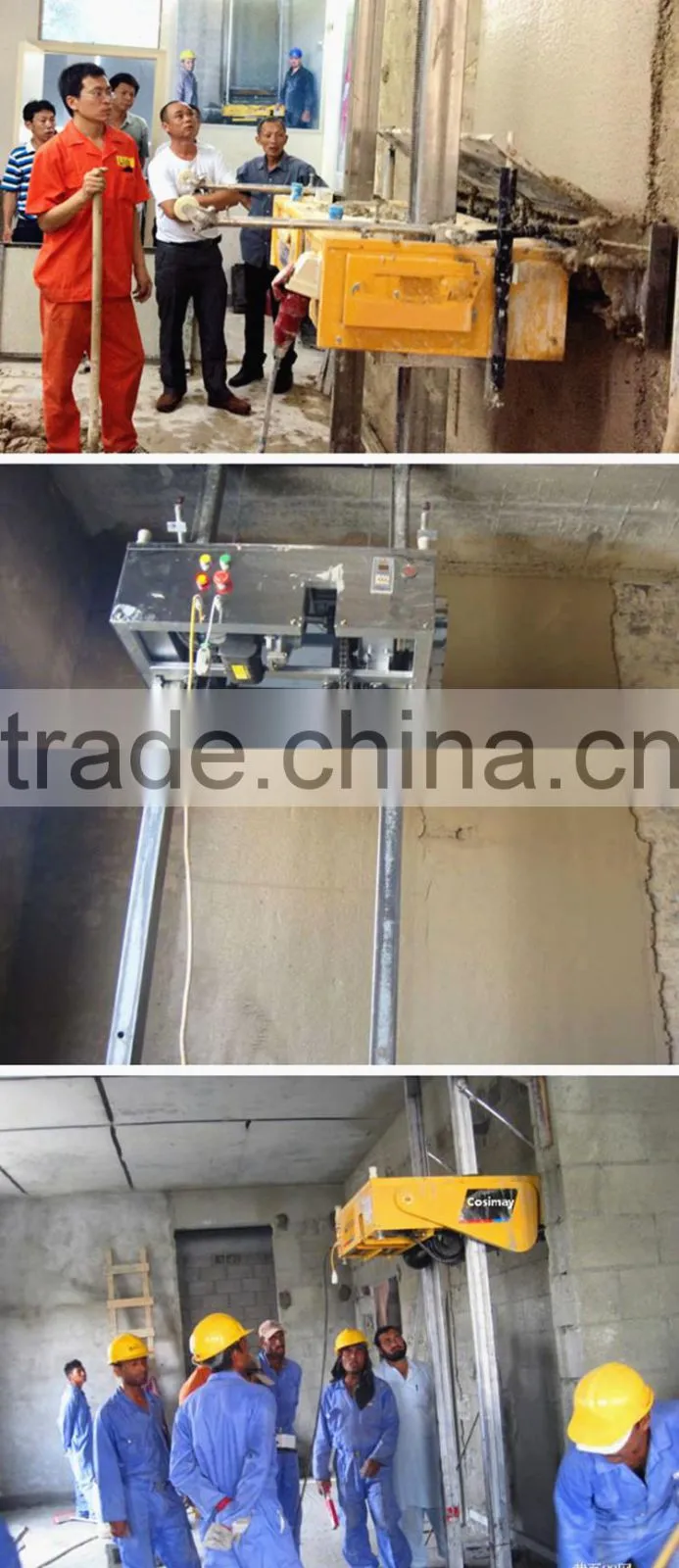 Neweek saving power building house cement rendering machine for wall