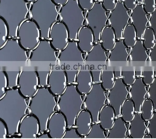 Decorative commercial kitchen wall panels, decorative wire mesh panels