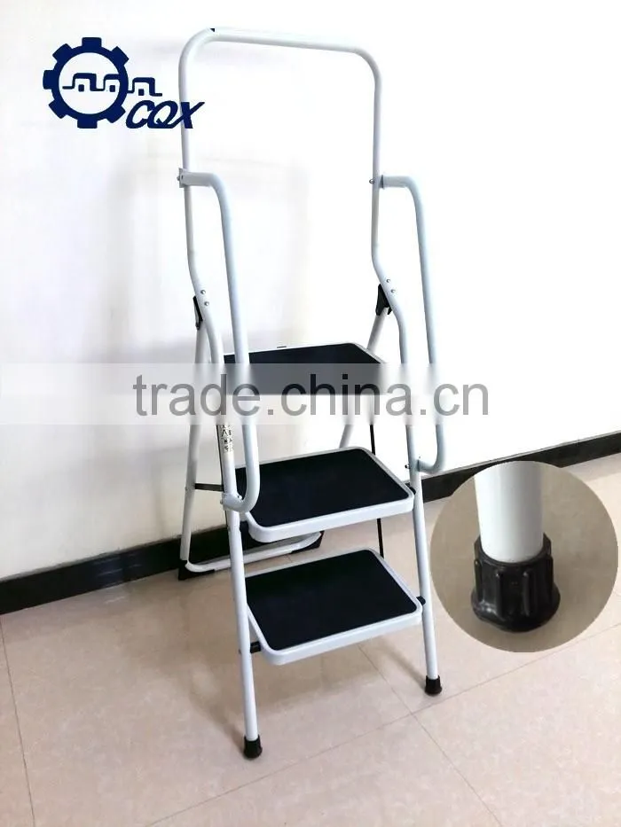 Best Sale Professional 3 step steel ladder with Tool Bag for Tools
