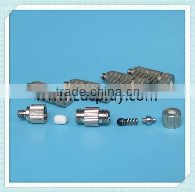 High pressure fine mist fog system nozzles with inside PP cotton filter