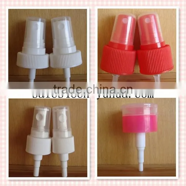 2014 hot sale new design good PP plastic non spill fresh liquid bottle 18/410 plastic nasal mist sprayer
