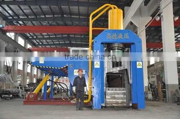 6300KN Automatic Hydraulic Scrap Car Baler Shear