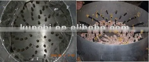 Stainless steel automatic chicken feet peeler/ chicken feet yellow skin peeling machine/paw peeler