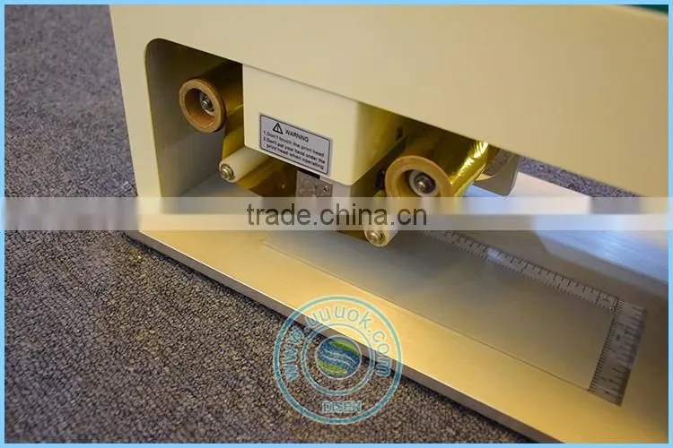 High precision mini automatic 57mmX170mm portable hot stamping machine