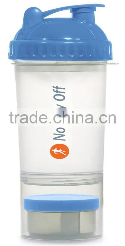 600ml protein shaker bottle For Mixing Protein Powders, Pre & Post Workout Supplements