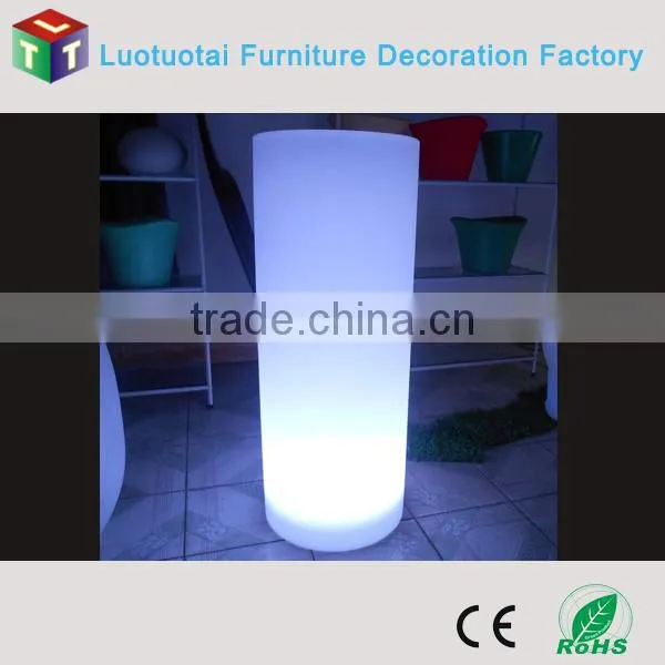 pillar with 16 colors led lamp for decoration