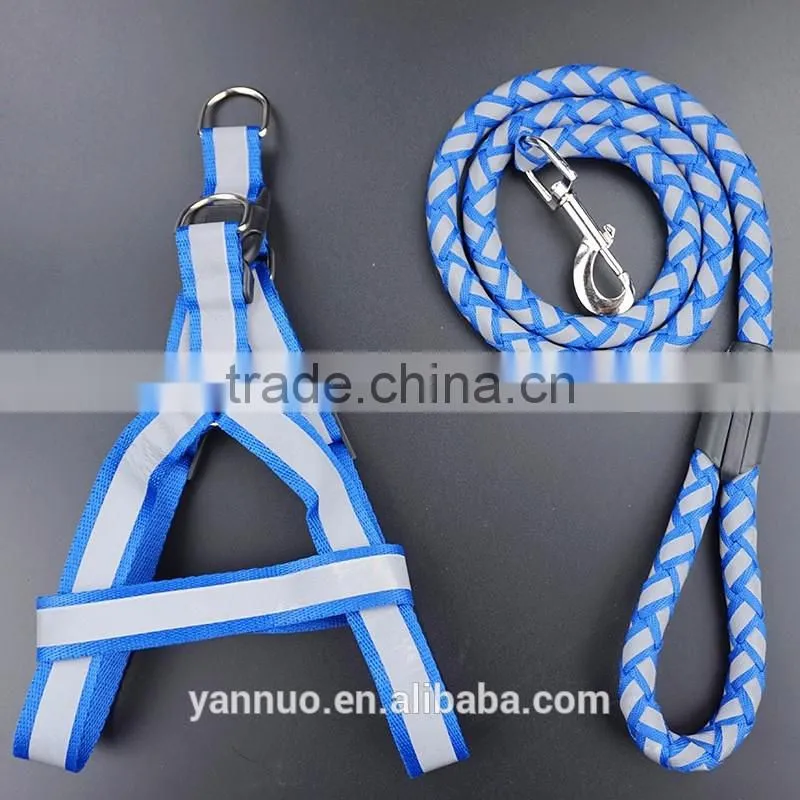 Sport Dog Harness Set Toy Braided Rope Hunting Dog Collar Wholesale