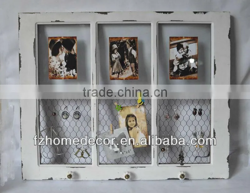 multi frame With metal mesh for jewelry holder window shaped