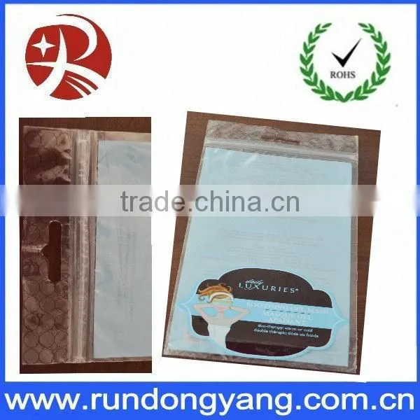 2013 Heat seal resealable plastic opp bag