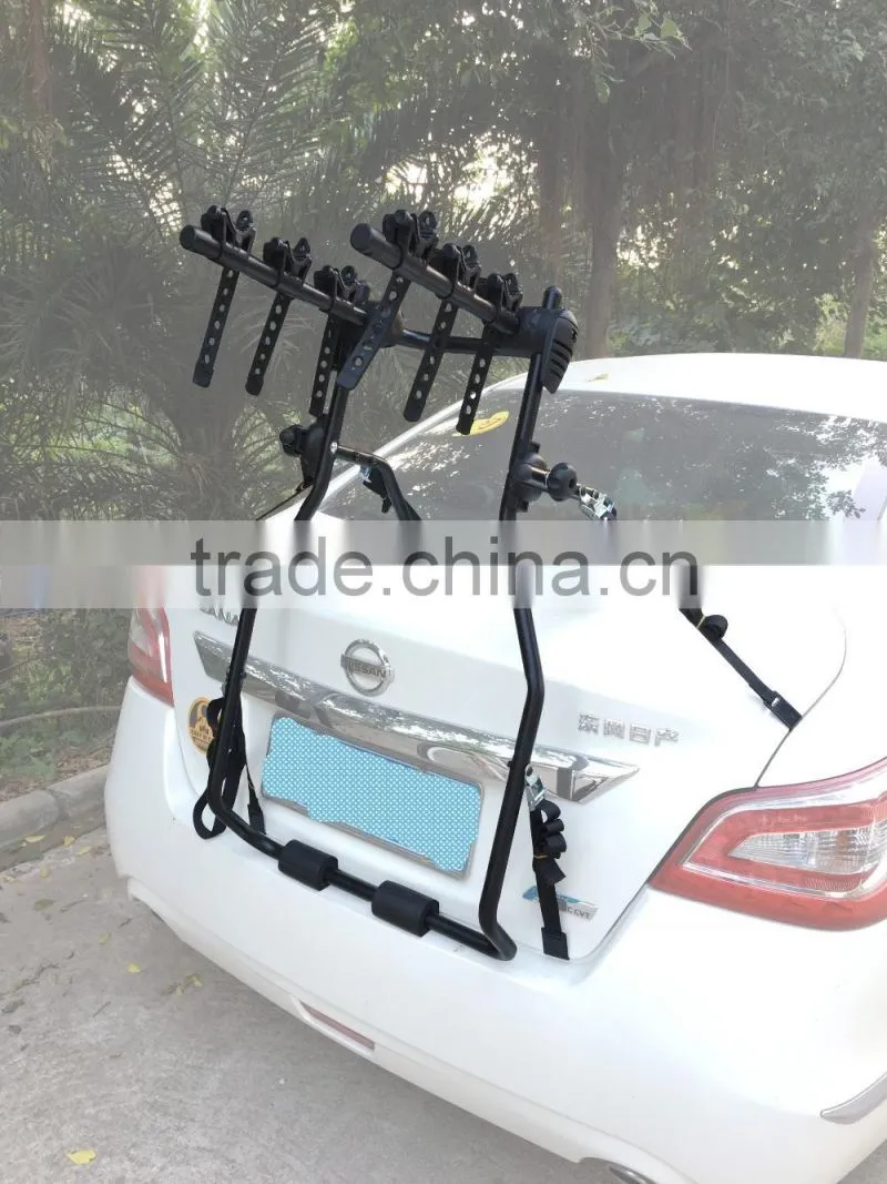 Black 3 Bike Rear Cycle Carrier