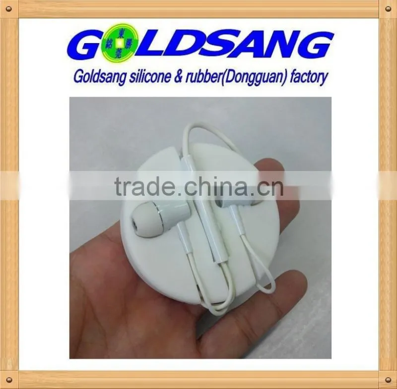 2016 New design silicone headset bobbin winder