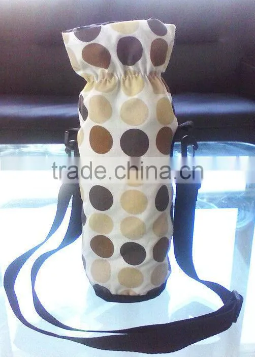 PE cooler bag for frozen food & bottle bag for keep the foods' warm