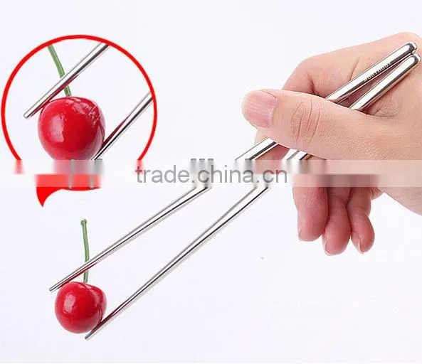 Wholesale chineses stainless steel chopsticks with rests
