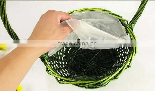 Handmade christmas decorative basket flower