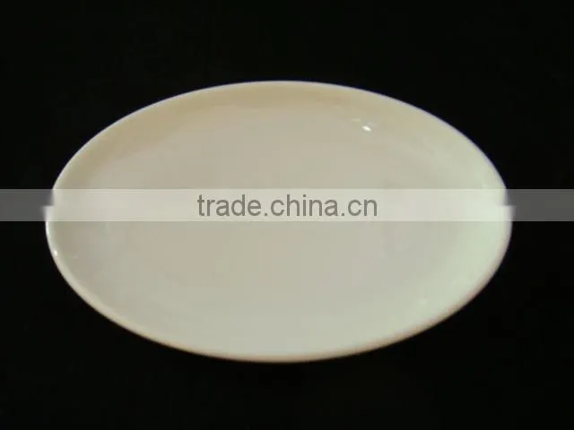 hotel white round melamine sauce plate