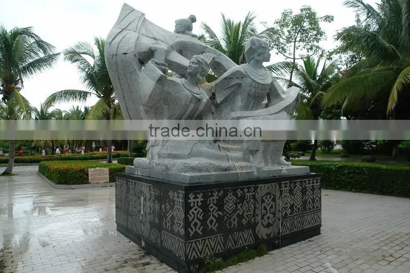 outdoor garden decoration stone carving marble abstract granite sculpture