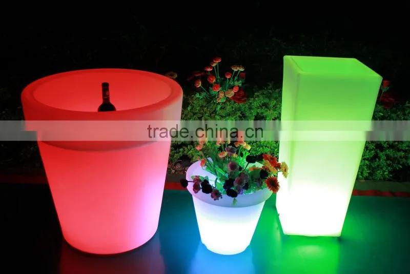 modern led bar furniture, led fruit pot, rechargeable led ice bucket