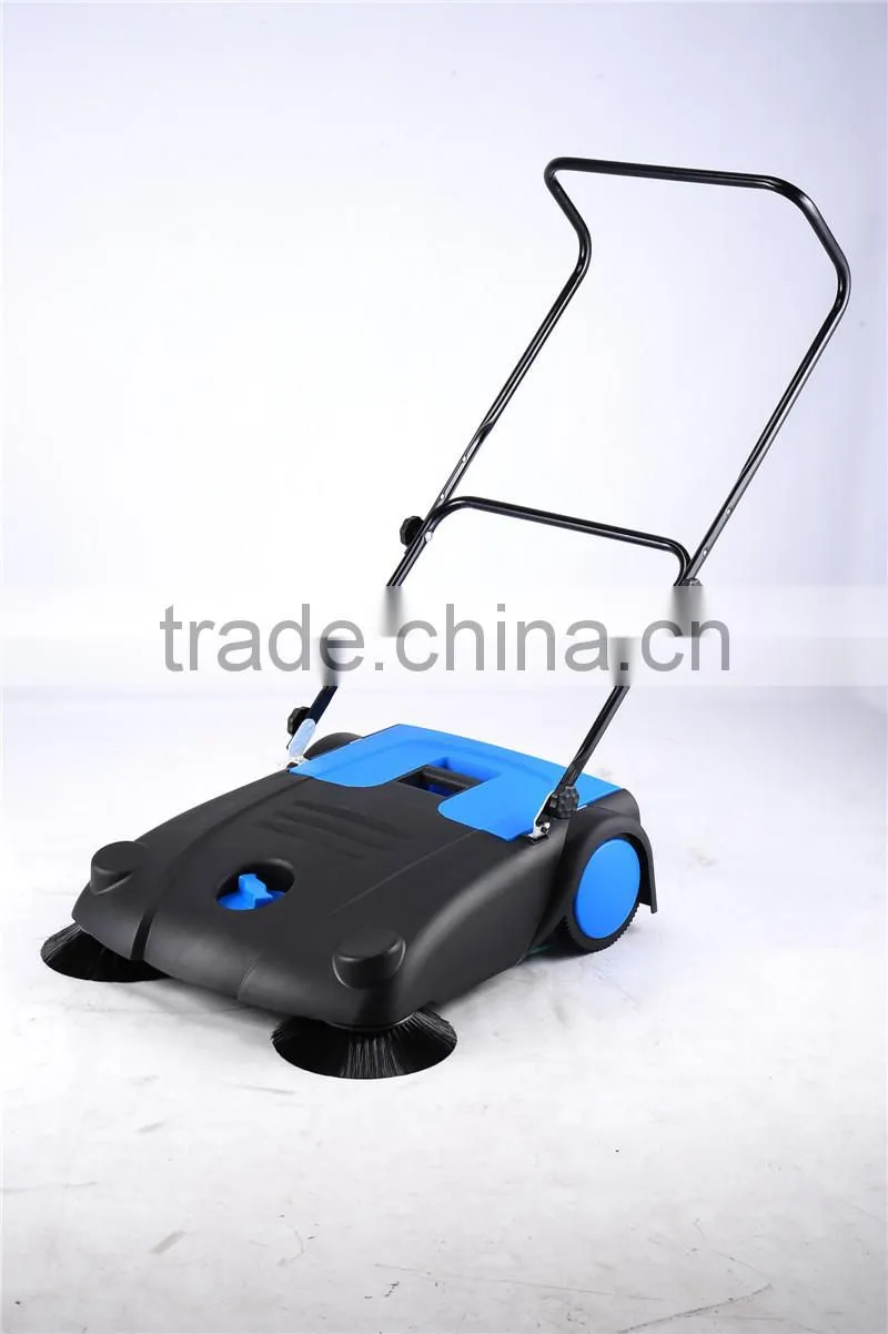 Road cleaning helper Walk Behind Manual Push Floor Broom Sweeper in yongkang