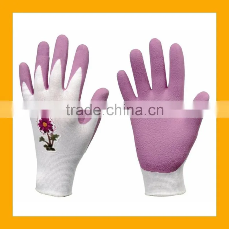 Cool Breathable Bamboo Yard Chores Gloves Summer Gardening Gloves With Anti UV Protection