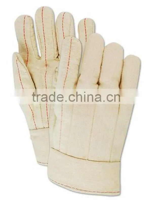 Durable cotton hot mill glove