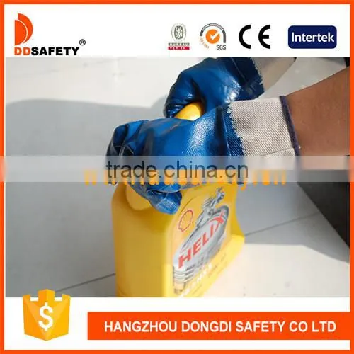 DDSAFETY 2017 Hard Working Nitrile Gloves For Oil Industrial Gloves